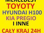 Skup TOYOTA Corolla,Hiace,Mercedes 190,Sprinter,Kaczor,Hyundai H100,Kia Pregio