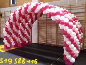 Bramy balonowe montaz bram balonowych balony z helem girlandy balonowe balony