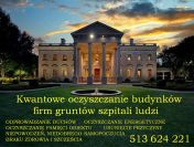 Kwantowe oczyszczanie budynków firm gruntów szpitali ludzi