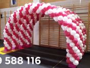 Balony z helem brama z balonów girlanda balonowa łuk z balonów led ledowe