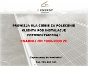 Prowizja za polecenie klientów pod instalację fotowoltaiczną