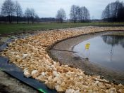 kamień na ustabilizowanie skarp zboczy pionowych osuwisk
