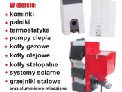 Kotły gazowe, olejowe,kominki sprzedaż i serwis