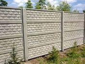 Ogrodzenie betonowe płyty betonowe płyty ogrodzeniowe płot