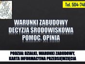 Przygotowanie wniosku o warunki zabudowy, tel. 504-746-203, wzór