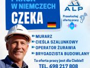 Murarz cieśla Niemcy do końca roku 2025