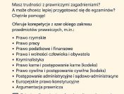 Prawo, korepetycje online.