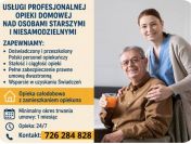 Opiekunka osób starszych Poznań - 24 godziny/dobę. Cała Wielkopolska