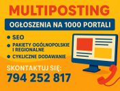 Dodawanie ogłoszeń ręcznie - nawet 1000 portali - Multiposting