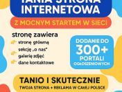 Tania strona internetowa z mocnym startem w sieci