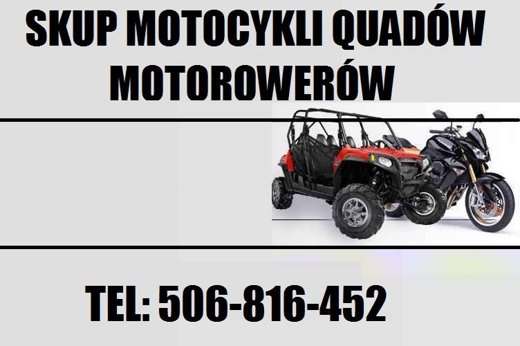 SKUP QUADÓW QUAD QUADY ATV BUGGY SSV -CAŁA POLSKA 24H/7 Poznań - Zdjęcie 1