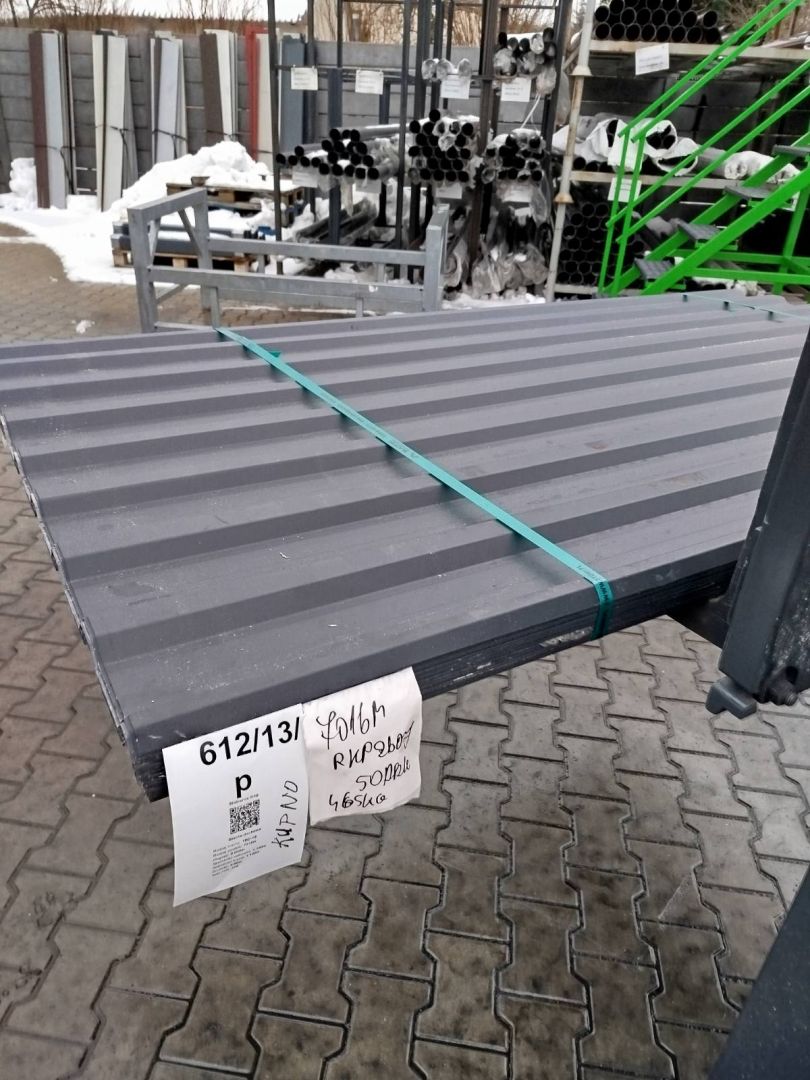 Blacha trapezowa T-18 w pakietach - HIT! Antracyt Mat Kupno 226 - Zdjęcie 1