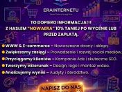 Twój biznes zasługuje na nowoczesną stronę! Projektowanie WWW i E-commerce