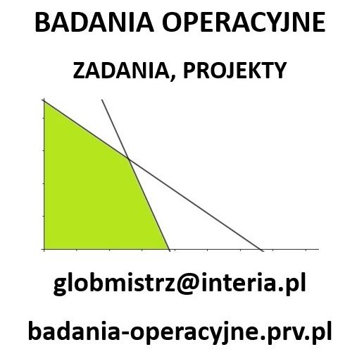 BADANIA OPERACYJNE – ZADANIA ONLINE Poznań - Zdjęcie 1